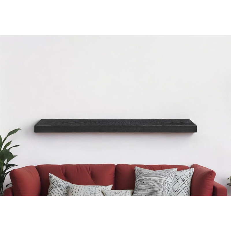 Tablette flottante 43 po, H 1,97 po x l 43,31 po x P 10,24 po, Noir