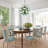 19 - Light Modern Gradient Blue Tiered Bubble Chandelier