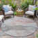 Machine Washable Indoor/Outdoor Xhevrie Salmon Rug