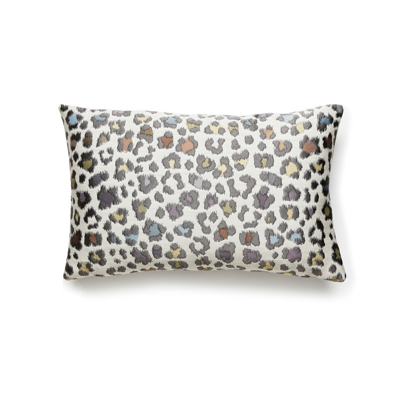 Rosette Lumbar Pillow Cover & Insert, Haze