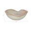 Céramique bol ciselé Design texturé fabriqué à la main Forme sculptée Artisan contemporain Poterie courbée Forme organique Pièce décorative unique pour les décors modernes-1489000710