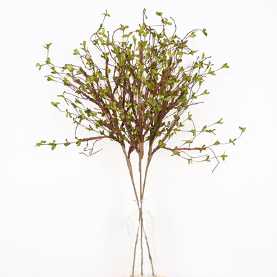36" Artificial Farmhouse Twig Branches Floral Arrangement For Vase Filler, Long Stem Faux Leafage Flower For Home Wedding Party Dining Table Centerpiece Decor