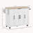 Charming Rustic-Modern Kitchen Island with Exquisite Top and Ample Storage-890944484