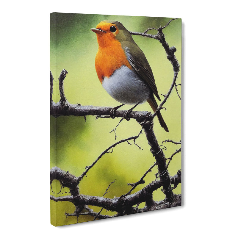 Reedley Robin Bird Painting Vol.2 - Print, 50cm H x 35cm W