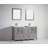  60" Double Bathroom Vanity Set with Mirror-1034776215