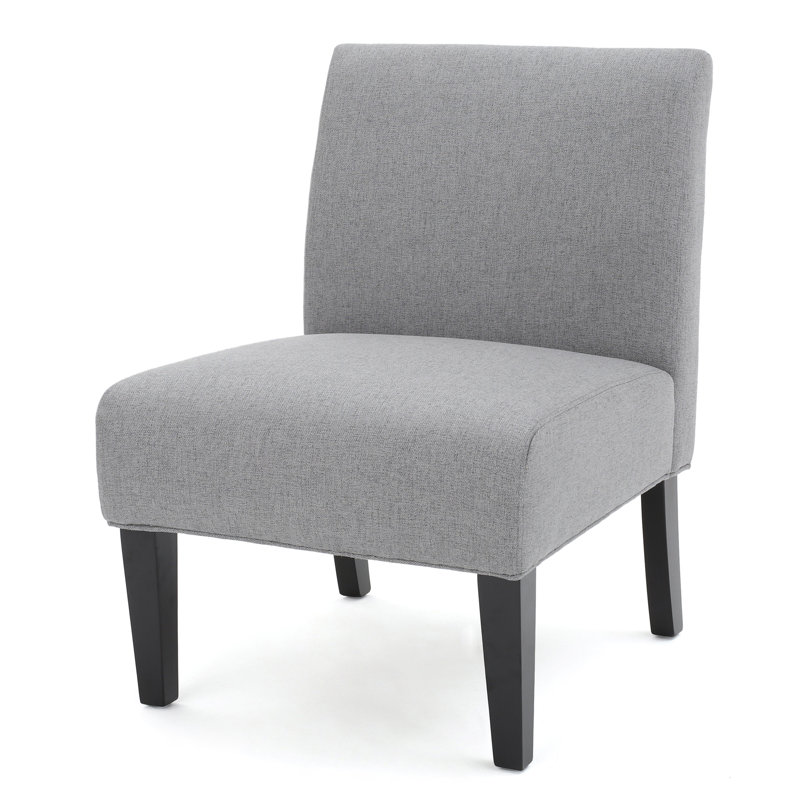 Chaise d'appoint moderne pour le salon, Gris