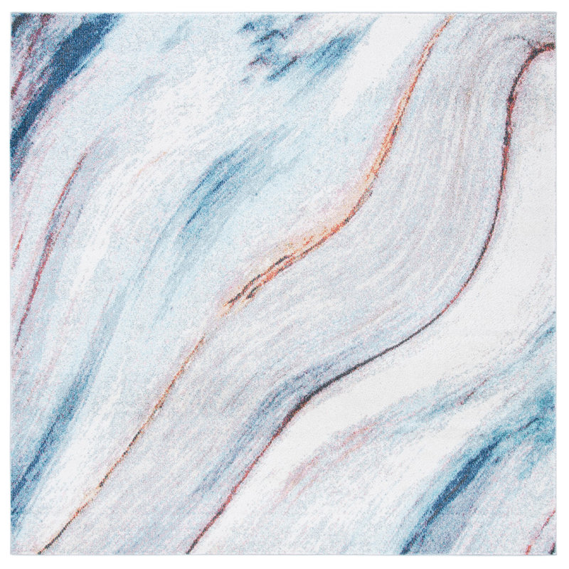 Towaoc Performance Abstract Rug, Square 6'7"