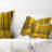 Bright Yellow Autumns Forest - Forest Printed Throw Pillow