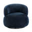 Fauteuil d'appoint rotatif moderne et luxueux avec coussin en mousse de chenille rouille rembourrée et rembourrée de mousse 1 pièce-886939905