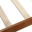 Lit plateforme avec base de lit en bois et sommier avec base de lit et support en lattes de bois