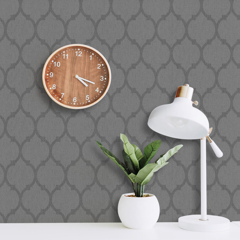 Rouleau de papier peint L 51,18 pi x l 41,64 po, Gris foncé