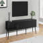 Meuble télé, 72 po, meuble multimédia, meuble de rangement, console, tablettes de rangement