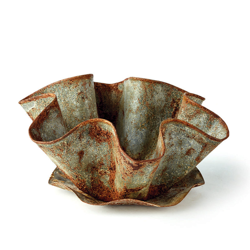 POT À MOUCHES GALVANISÉ AVEC SAUCER
