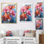 Orchidées rouges - Acrylique multicolore I - impression-848825443-848825440