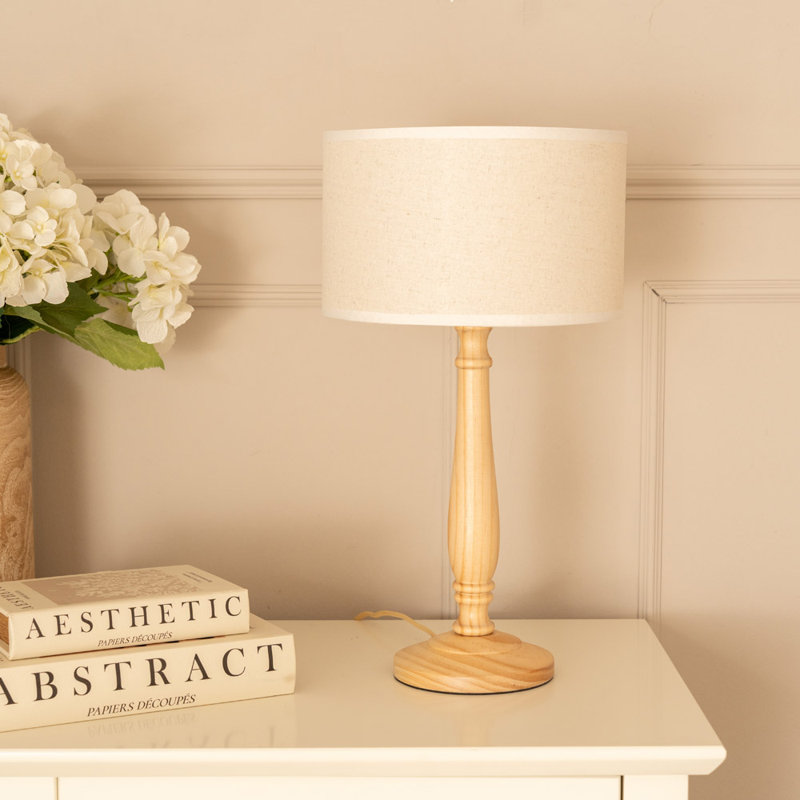 Kennith Wood Table Lamp, No