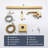 1 Handle Floor Freestanding Tub Filler with Diverter-60181694