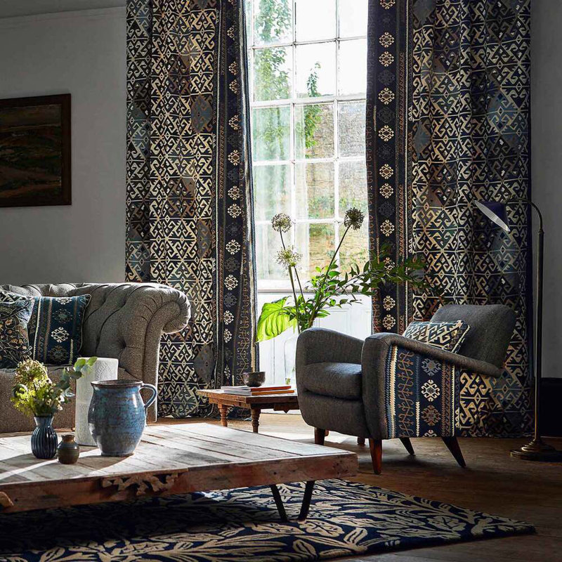 Burdock & Star Fabric, Fig/Carmine