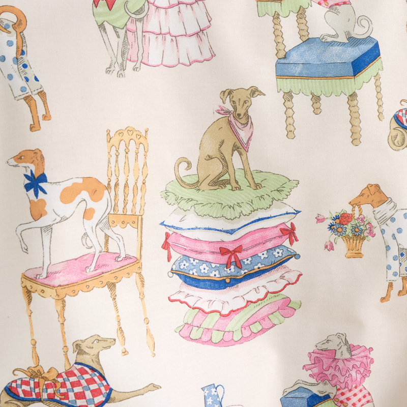 Hackney Dogs Reversible Duvet Cover Set, Single