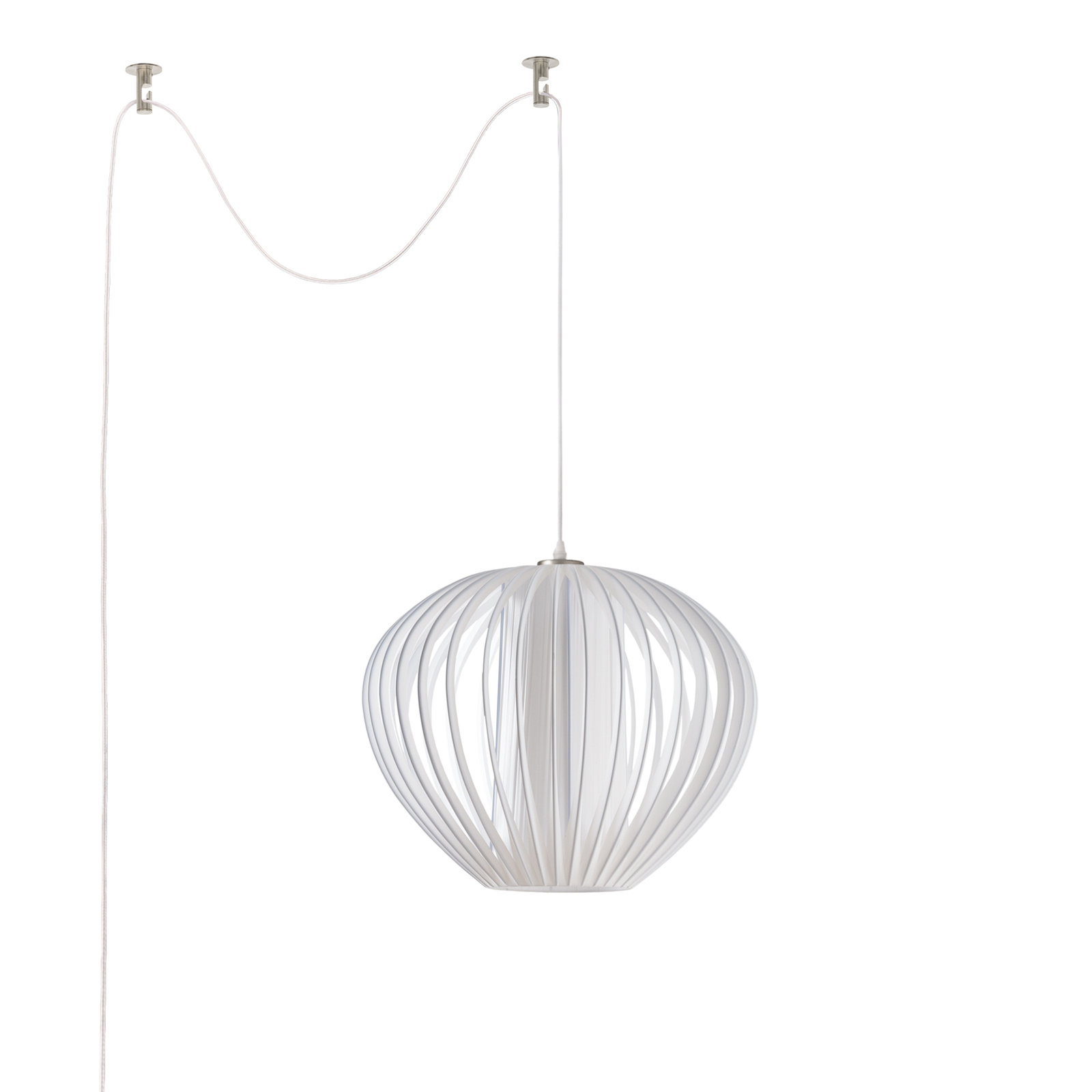 Mouton Dimmable Pendant, Satin Nickel