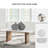 Berkel Marble Top Single Coffee Table