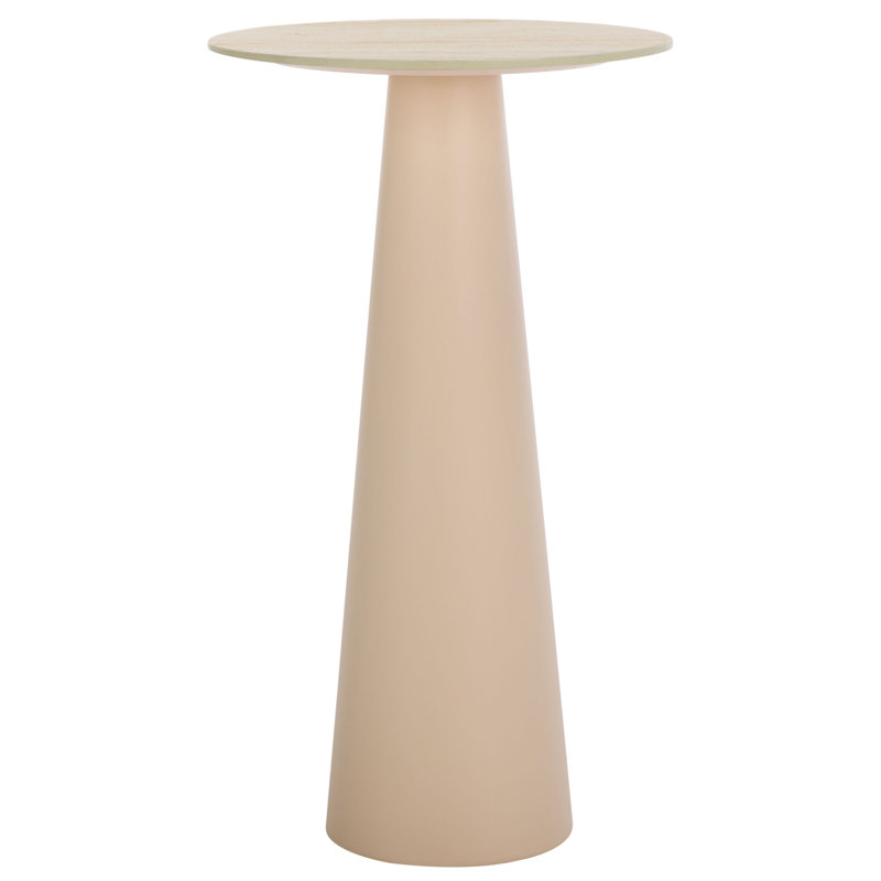 Grande table d'appoint en céramique Nourem, H 28,74 po x l 15,75 po x P 15,75 po