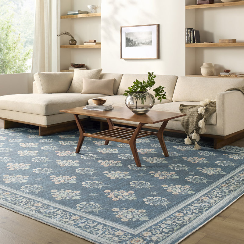 Abida Floral Area Rug, 100% Chenille-Polyester, 275, 200 x 275 cm