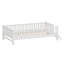 Base de lit plateforme avec garde-corps protecteur-734981479