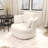 Swivel Accent Chair With Storage Ottoman-944819573