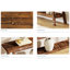 Console, table d'entrée en bois avec tablette de rangement ouverte-117361922