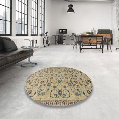 Tapis décoratif grise florale Eaker
