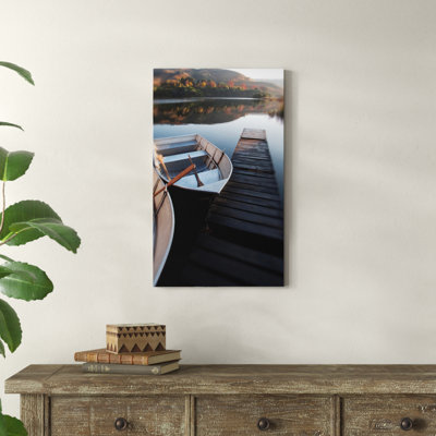 « plage await », reproduction de photo sur toile tendue
