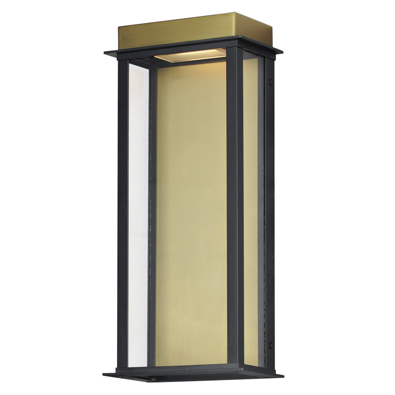 Aluminum, Glass, Stainless Steel LED Wall Light