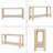Mirod Modern Farmhouse Console Table,Elegant Minimalist Design With Premium Wood Veneer And Rounded Corners-1143128376