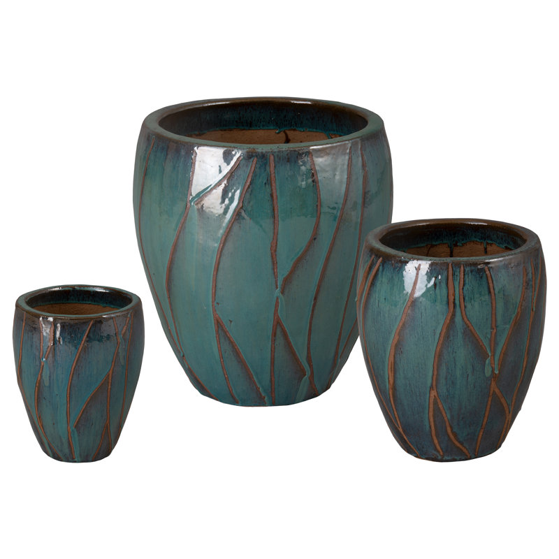 DÉCORATION RONDES BRISE, TEAL 12,17,22 "H