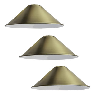 Veltri 10cm H x 22cm W Metal Cone Shape Pendant Shade ( Uno )