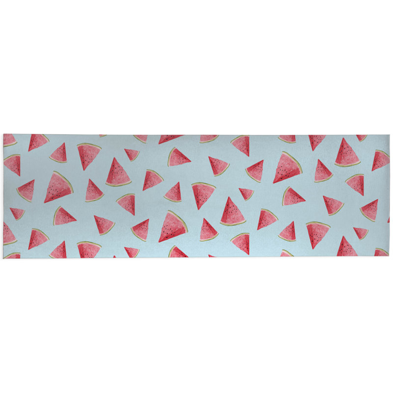 Summer Melon Outdoor Rug, Runner 2'6" x 8'