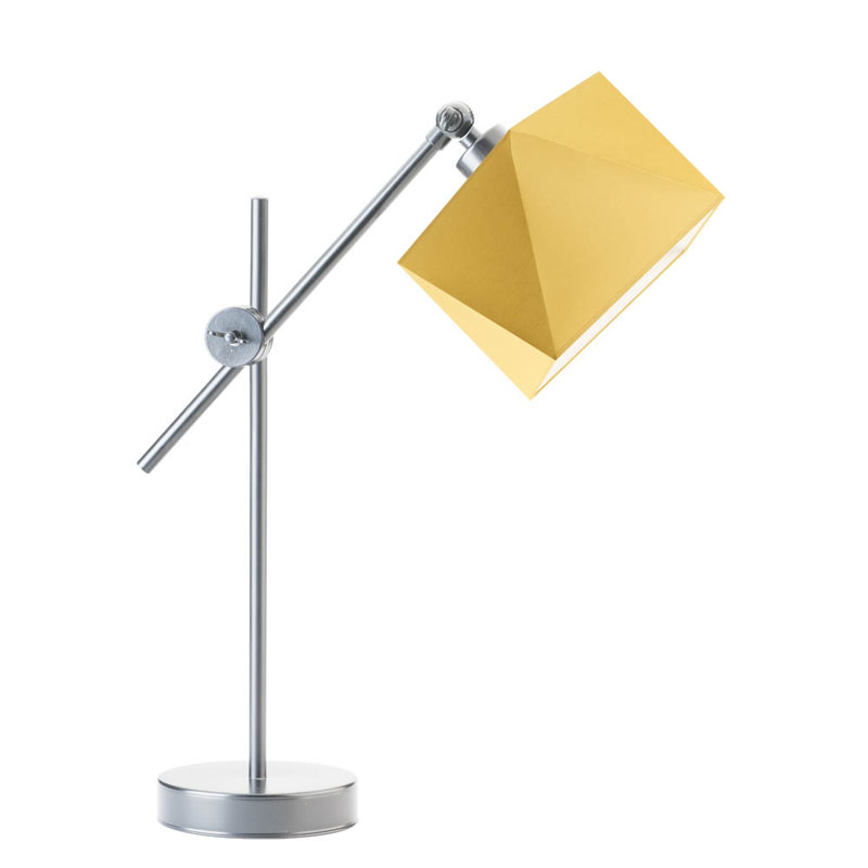 Cabezas Adjustable Metal Desk Lamp, Mustard