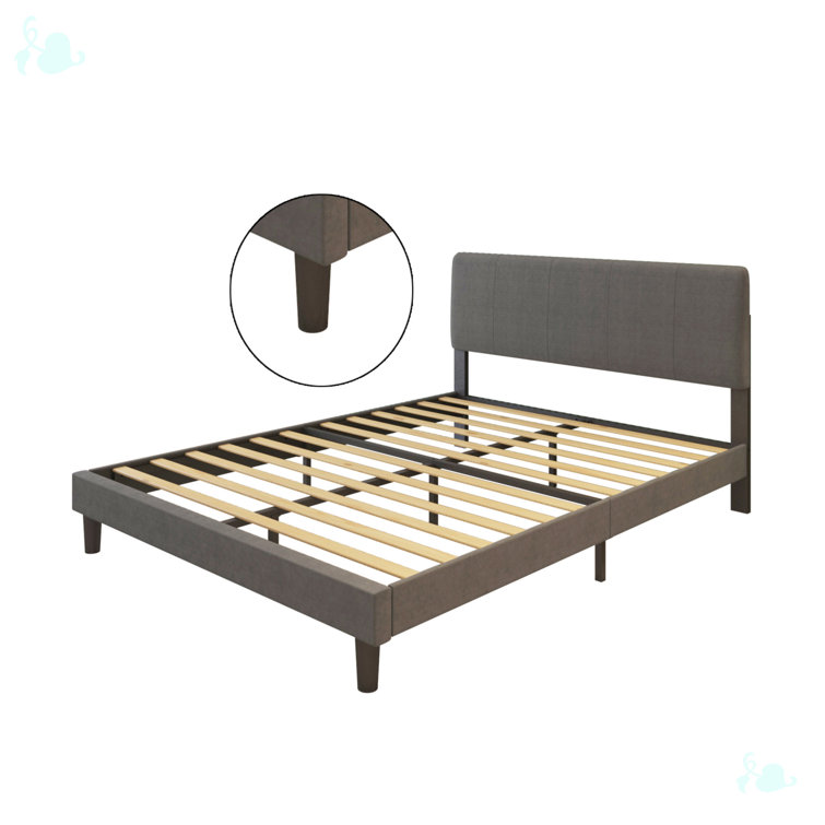 Rosdorf Park Villeda Upholstered Standard Bed & Reviews