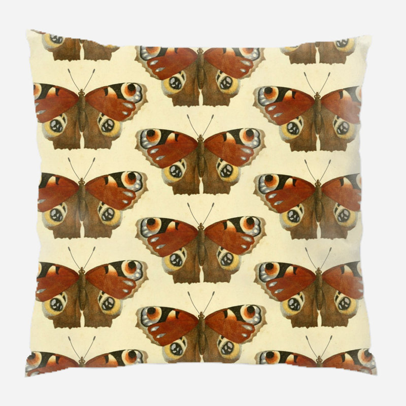 Coussin décoratif papillon, Intérieur