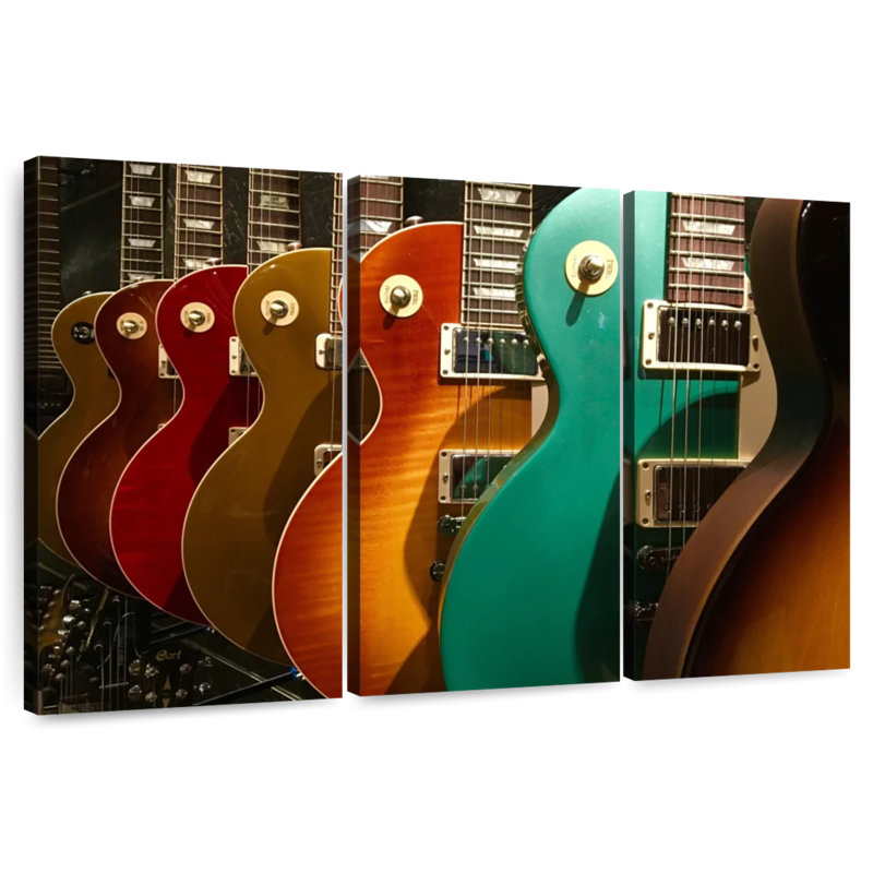 Abarca Electric Guitars Display, 42" H x 65" W