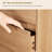 49.2" Tall Dressers & Chest of Drawers with 6 Drawers, Wood Closet Storage Dressers Organizer for Bedroom, Living Room, Natural