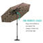 Parasol 9 pi avec lumières DEL-2122559491