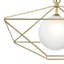 Macy 1 - Light Gold Geometric Pendant
