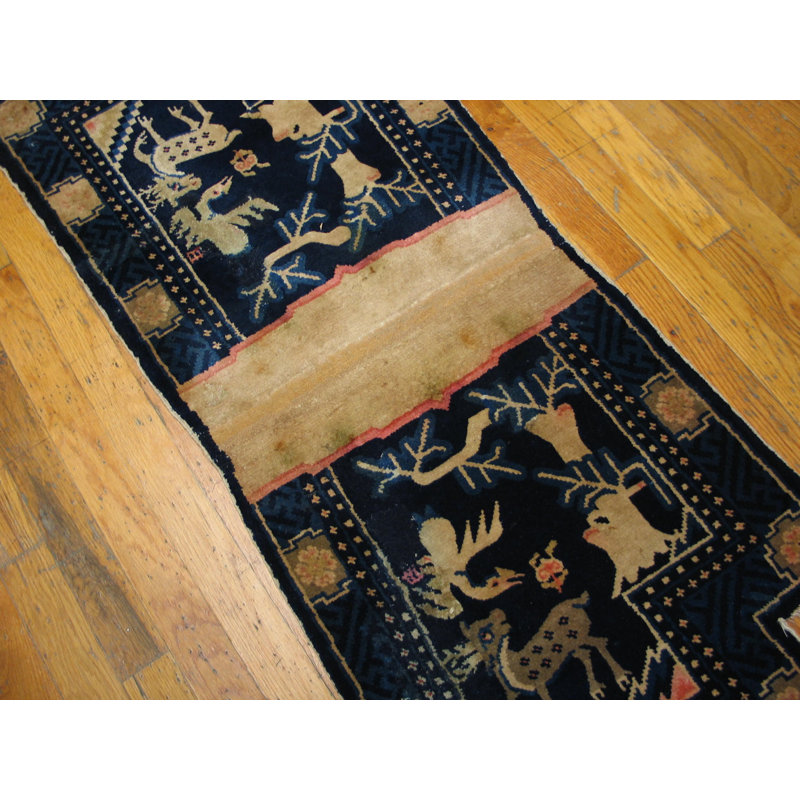 Tapis de selle antique chinois à motif animal chinois