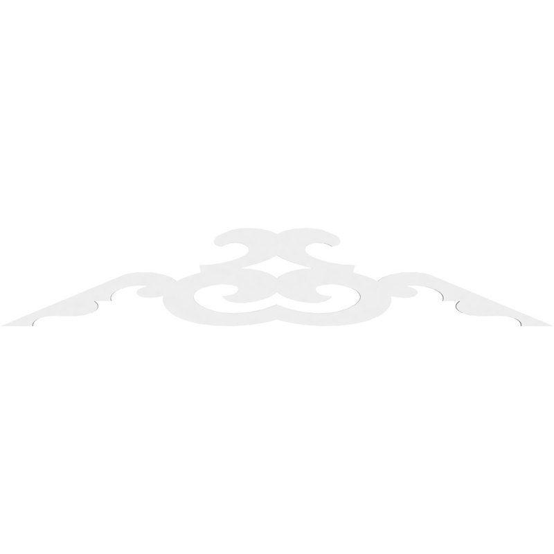 Benson Signature Urethane Gable Pediment, Primed Tan, 15"H x 72"W, 5/12