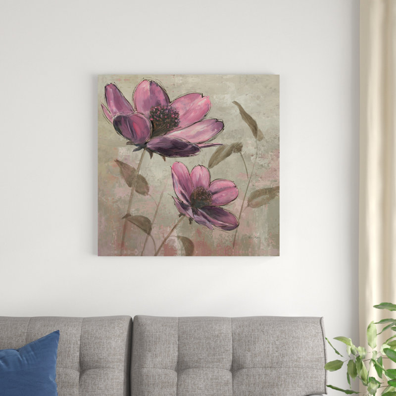 Prune florale II, H 30 po x l 30 po