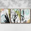 No Deckle Tropical Moderne IX - Ensemble de 3 reproductions sur toile-97708511-97708512