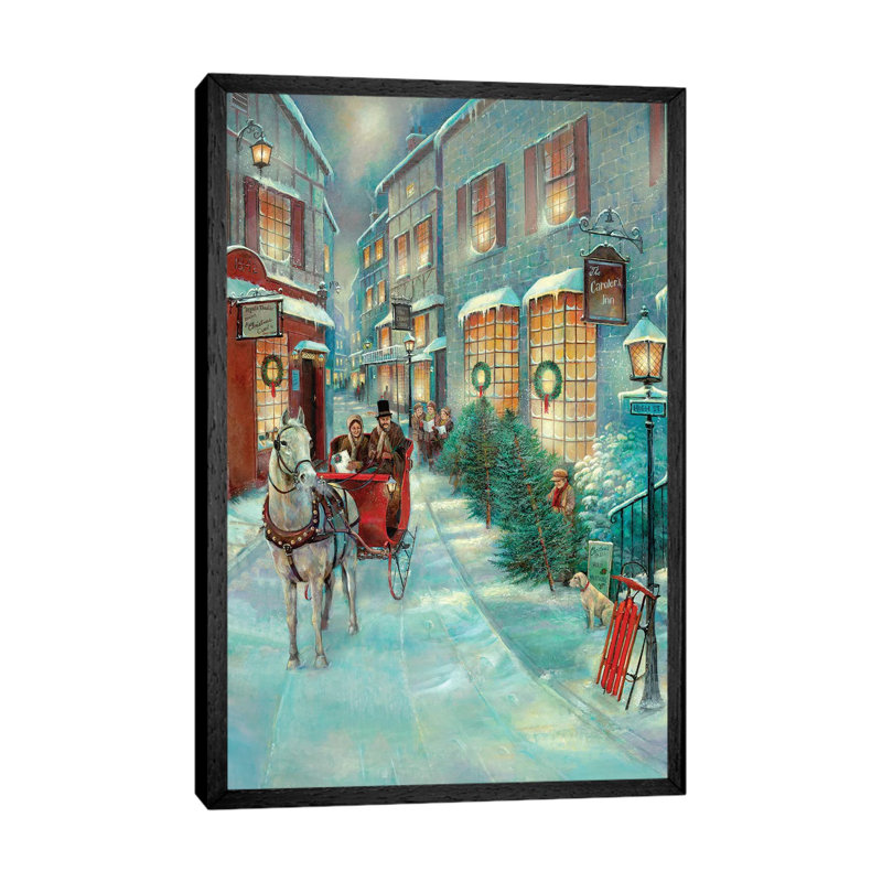 Christmas Memories by Ruane Manning - Gallery-Wrapped Canvas Giclée on Canvas, 101.6 cm H x 66.04 cm W, Black Framed