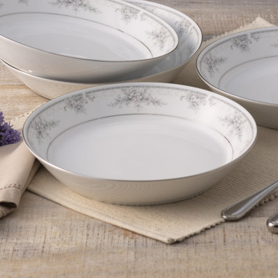 Noritake Sweet Leilani Set Of 4 Coupe Dinner Bowls, 9-3/4 in., 43 oz.