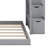 Twin Over Full Bunk Bed With Shelves, Drawers And Storage Stairs-1415206440